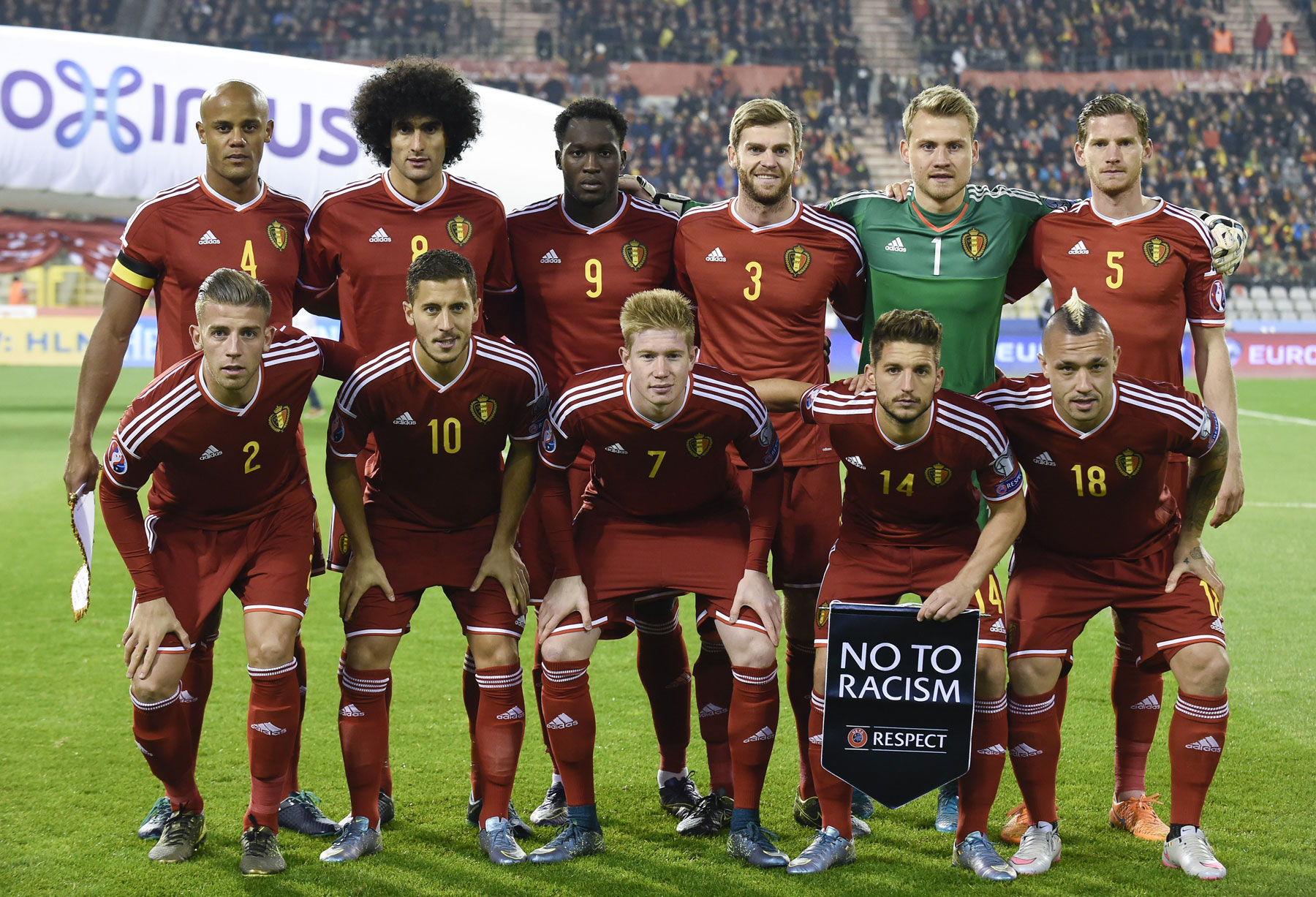 Belgium team photo